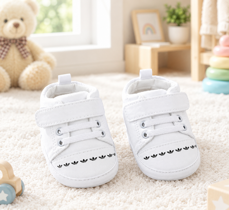 پاپوش کتونی نوزادی طرح adidas